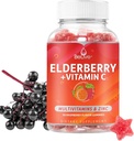BeLive Elderberry Gummies com zinco e vitamina C, D, A, E, B12-50 Ct I Imune Suplemento de suporte para ossos e dentes saudáveis, Vegan, Keto & Non-GMO - Flavor de framboesa