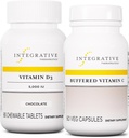 Integrált terápiák Bundle-val Pufferált C-vitamin 1000 mg, 60 kapszula & D3 vitamin 125 µg, 90 rágótabletta - Pufferált C-vitamin antioxidáns támogatás * - D3-vitamin, hogy támogassa az egészséget *