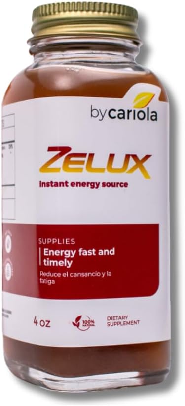 Zelux Supplement 4 oz Energy Source - Miesten Test Booster - Natural Stamina - Endurance - Energy Booster - Damiana, Tribulus Terrestri, Ginkgo Biloba, Maca