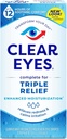 Ollos limpos Triple Action Relief Eye Drops 0.50 Ounce