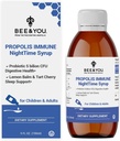 Bee and You Propolis Nighttime Syrup with Probiotic, Vitamin C, and Elderberry