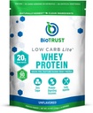 BioTrust Lite, Powder Protein Rendah Calorie - Rendah Carb, Sugar Free, Sodium Low, Kemo Protein Poader - 20g Grass- Fed Whey Protein Isolate dengan Enzymes Digeply - Tanpa Rasa, 14 Pegawai