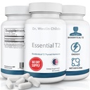 Dr. Westin Childs Essential T2 - T2 Thyroid Support Supplement with Bio-Identical 3,5 Diiodo-l-thyronine for Hypothyroidism, Hashimoto's, Thyroidectomy & Rai, Non GMO, 60 Day Supply