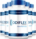 NutraRize (5 Pack) Odiflex Capsules, Premium Ear Health Formula, All-Natural Supplement to Protect The Inner Ear, Official Hearing Support Pillen, Odi Flex Reviews (300 Capsules)