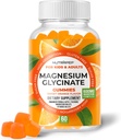 Magnesium Glycinate Gummies для дітей та дорослих жінок та чоловіків - Цукровий вільний клейковина Безкоштовно Non-GMO Vegan Chewable Supplement