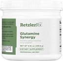 RetzlerRx Glutamina Synergy L-Glutamina Powder con DGL & Aloe - 9.27 oz Gastrointestinal Support Supplement - Non-GMO, Gluten-Free & Vegan Formula para a saúde Digestiva e soporte ao sistema inmunitario