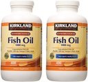 Kirkland Signature hgar Fish Oil Concentrate 2 Pack, 400 Count (pakk 2)