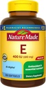 Nature Made Witamina E 180 mg (400 IU) dl- Alpha, Suplement diety do wsparcia przeciwutleniaczy, 300 Softgels, 300 Day Supply