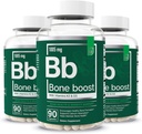 Essential Elements Bone Boost Health Supplement - Bone Support och Calcium Supplement med vitamin D 3, K2, Cissus Quadrangularis för benstyrka - 270 kapslar (90 Dag Supply) (3-Pack)