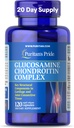 Puritan's Pride Glucosamine Chondroitin Complex pour les femmes et les hommes, supplément alimentaire pour la santé conjointe, 120 capsules à libération rapide