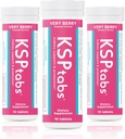 All Natural Hydration & Kidney Health Supplement to Combat Calcium Oxalate Crystal Formation, Very Berry-3 Pack