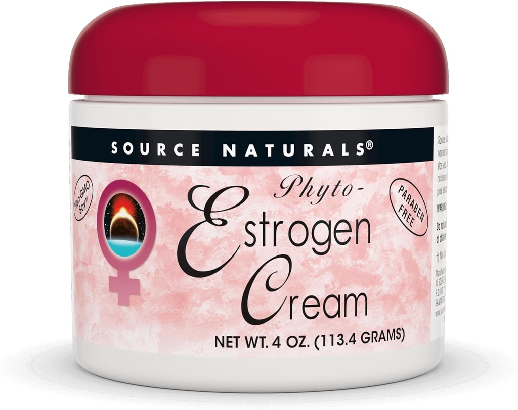 Kilde Naturals Phyto-Estrogen Cream, Parabenfri - 4 oz krem