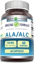 תזונה מדהימה עלה /ALC 750 Mg 60 Count