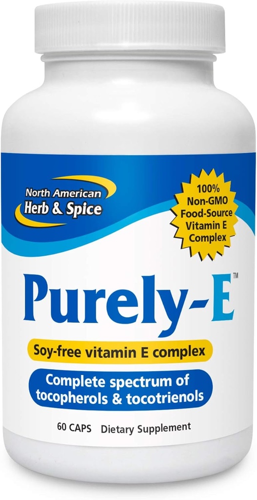 North American Herb and Spice, Purely-e Gel-Capsules, 60-Länder