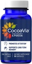 CocoaVia pamäť a zaostrenie mozgu doplnok, 30 deň, Cocoa Flavanol Blend, lutein, Pridané kofeín pre Boost. Zlepšenie kognitívne funkcie, pozornosť, Vegan & Plant Based, 30 Kapsule