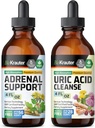 BIO KRAUTER Wsparcie nadnerczy Tincture 4 Fl. Oz. & Acid Moric Support Tincture 4 Fl. Oz.