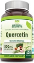Helbal Secrets Quercetin 500 Mg suplementari nt-GMO gluten-Free  used in USA (1 paquet, 120 Compte)