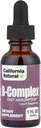 Kalifornia Natural B Complex Supplement, Vadelma, 1