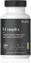 Shaklee - B-Complex- Ultimate Energy Boost с патентована Bioactivated Абсорбция SystemTM - B Витамини за подобряване на благосъстоянието - Подпомага енергията, сърдечно-съдовата система и здравето на мозъка - 240 таблетки