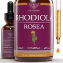 Rhodiola Rosea Tinuture - Rhodiola - Rhodiola Trích năng lượng, Stamina, Cognitive Conserutive Proprochs - Rhodiola Tin - Rhodiola - (2)