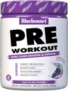 BlueBonnet Nutrition Extreme Edge Pre allenamento, aumenta i livelli di ossido nitrico (NO) - 30 porzioni, aroma di uva, 10.56 Oz