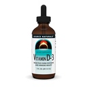Source Naturals Vitamin D-3 Liquid Drops 2000 iu Supports Bone & Immune Health* - 2 Fluid oz