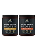 Ancient Nutrition Bone Broth Protein Powder, Chicken Soup, 15 Servings + Bone Broth Protein Powder, Tomato Basil, 15 Servings