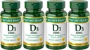 Nature's Bounty Vitamin D3 2000 IU Softgels 150 ea (Pack of 4)