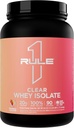 Artikel 1 Clear Whey Isolate - 20g All-whey Isolaat Proteïne, Meer dan 9g EAA's, 300mg Electrolyte Minerals, 90 Calorieën, Licht, Crisp, en verfrissende smaak (27 Serves, Aardbei Lemonade)