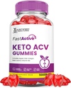 Fast Active Keto ACV Gummies Advanced Formula 1000MG Fastactive Keto Gummies Apple Cider Vinegar Geformuleerd met Granaatappel Beet Juice Powder B12 Vegan Non GMO 60 Gummys