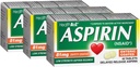 健康 A2Z® Aspirin 81 mg → 低强度 → 肠内结扎 → 减轻疼痛 → 减少小痛 肌肉疼痛 → 结扎 → 减少发热 → 减少头痛 (40个计数(3包))