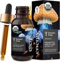 Fantastic Mungi Cordyceps Mushroom Timcture Drops - 4-σε-1 Υποστήριξη & Ενέργεια Elixir με Ginseng, Turkey Tail & Rhodiola - Βιολογικό εκχύλισμα Mushroom Liquid, 30 εξυπηρετήσεις, 1 fl oz