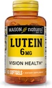 Mason Natural Lutin 6 mg amb vitamina E, 2 mes, Visió sanitària i Oll function, ajuda a la salut normal dels ulls