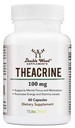 Theacrine (Teacrine) 100 Mg, 60 Capsules - Energy and Focus Supplement (Similar to Caffeine Pills but More Subtle and Longer Lasting) Non-GMO and Gluten Free by Double Wood