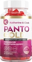 Katherine " Clark Panto Gold Vitamin B5 Pantothenic Acid Gummies for Acne - Hair Skin and Nails Gummies - Biotin, Zinc, Folic Acid Chewable Non-GMO Gluten-Free for Body - Oily Skin Gummies - 60 count