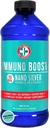 Wees slim Ontvang voorbereid Nano Silver Immuno Boost - 16 oz - Dagelijkse Immune Supplement voor Familie - Glutenvrij, Vegetarisch - Made in USA