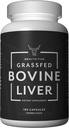 OXNUTRITION Grasfed Beef Liver Capsules (Desiccated) Silencio Natural Liver and Iron Supplement TEN High in B12 for Energy, Thyroid Support ← 180 Capsules ← Superfood Packed with Many Vitamins and Nutrients