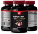 Vip VITAMINS Mangosteen Extract - Mangosteen Fruit Extract - Acai Berry, Goji Berry, Pomegranate, Noni, Trans-Resveratrol, Elderberry Fruit, Grape Skin - 1 botila 60 kapsula