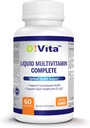 Liquid Multivitamin Tam Vitaminlər və Minerallər Spectrum, Plus 42 Fruits və Pişik Proprietary Mix, Easy Absoreksiya (60 Vegan Liquid Doldurulmuş Kapsüller)
