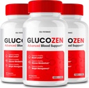 Glucozen Capsules, Glucozen Support Supplément Pills - Concentration maximale, Glucozen Health & Wellness Capsules, Glucozen Toutes les pilules de formule naturelle, Gluco Zen Health Capsules Avis (3 Pack)