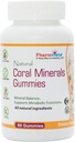Coraldis Gummies with Trace Minerals - Tasty, Vegan, Gluten Free Gummies with Naturaluba & Vitamin D3, 60 Count Count Count