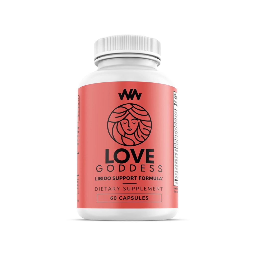 Womens Supplement That Boosts Libido | Enhance Intimacy, Passion and Desire | Miura Puama for Female Specific Arousal | Love Goddess | Vitamin | Warped Wellness