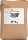 BulkSupplements.com Potassium Chloride Powder - Potassium Chloride Salt Substitute - Gluten Free, 200mg zerbitzatu bakoitzeko, 22,7g (50lbs) (Pack of 1)