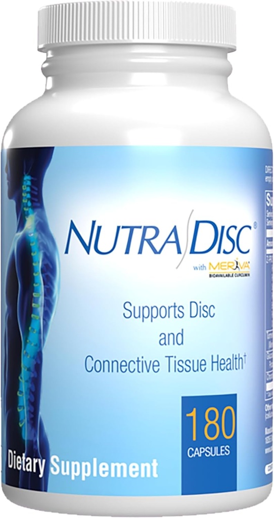 Nutra Disc & Ekspert əlavə - Klinik Formulated Restorative Cartilage Ligament və Tendon ilə Patented Meriva Curcumin və Glucosamine və Yetişkin üçün Chondroitin - 90 Xidmət
