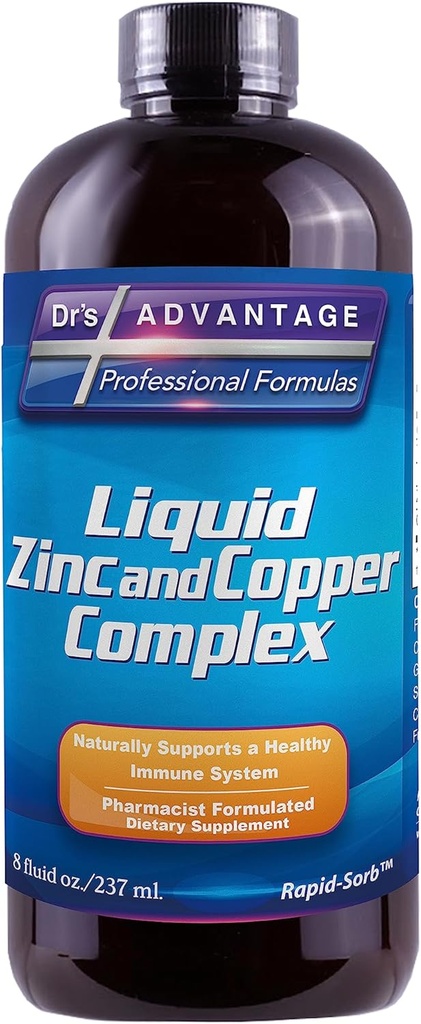 Liquid Zinc + Copper Complex 8 oz - 3 Pack - Dr 's Keuntungan