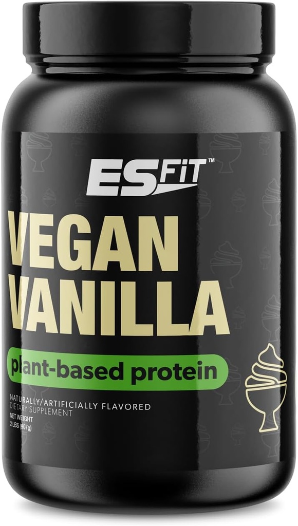 Plant Based Protein 1x2lbs, 20g de Protening Post Workout Muscle Recovery Tested i Certified (Suv Vanilla)