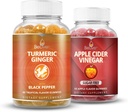 BeLive Turmeric và Apple Cider Vinegar Gummies để hỗ trợ Inmune, hỗ trợ vận động, Detox, làm sạch và chăm sóc sức khỏe