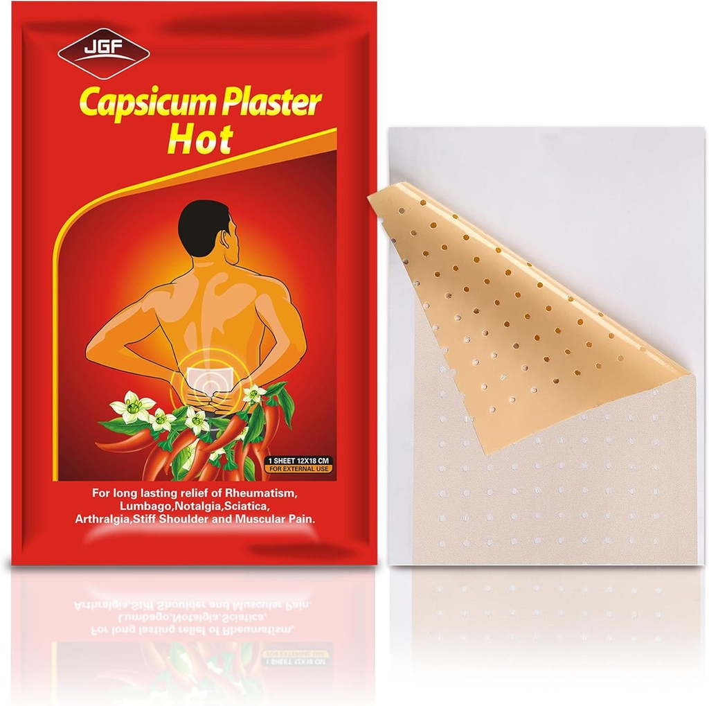 30 Count Capsaicin Patches,4.72"x7.08" Hot Capsicum Patch
