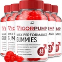 Vigor Bomba Gummies para homes – VigorPump Male Gummies All-Natural Supplement, Pump Vigor Gummies Reviews (5 Pack - 300 Gummies)