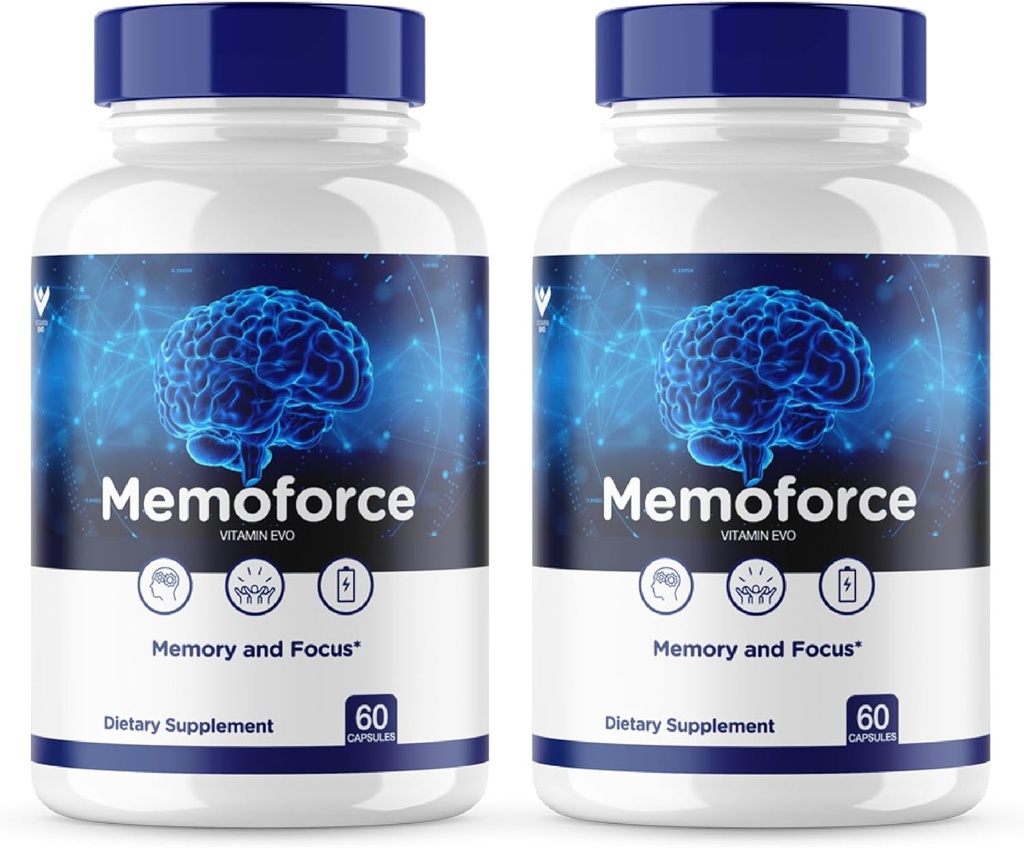 ( Pack) Memoforce Pills, Memo Force Profe, Memoforce Cognitive Health, MemoForce memory Capsules, Memo Force High Công thức cao cấp, hỗ trợ não Memo Force, Focus Memo Forces, (120 Caps)